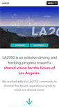 Mobile Screenshot of la2050.org
